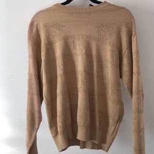 Versace sweater w logo holes